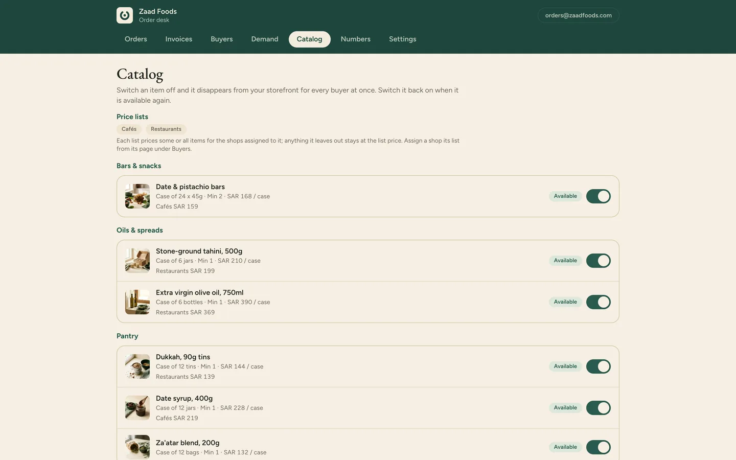 Your catalog on one link